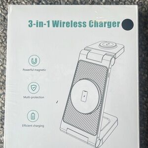 3-in-1 Wireless Charger - Black